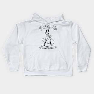 Giddy Up Buttercup Kids Hoodie